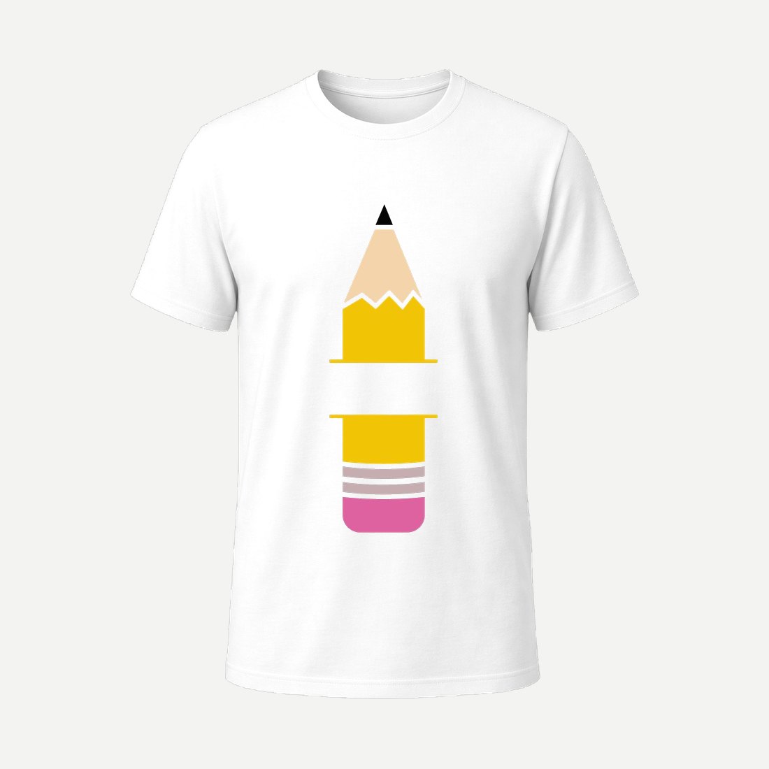 Pencil Monogram 04 White