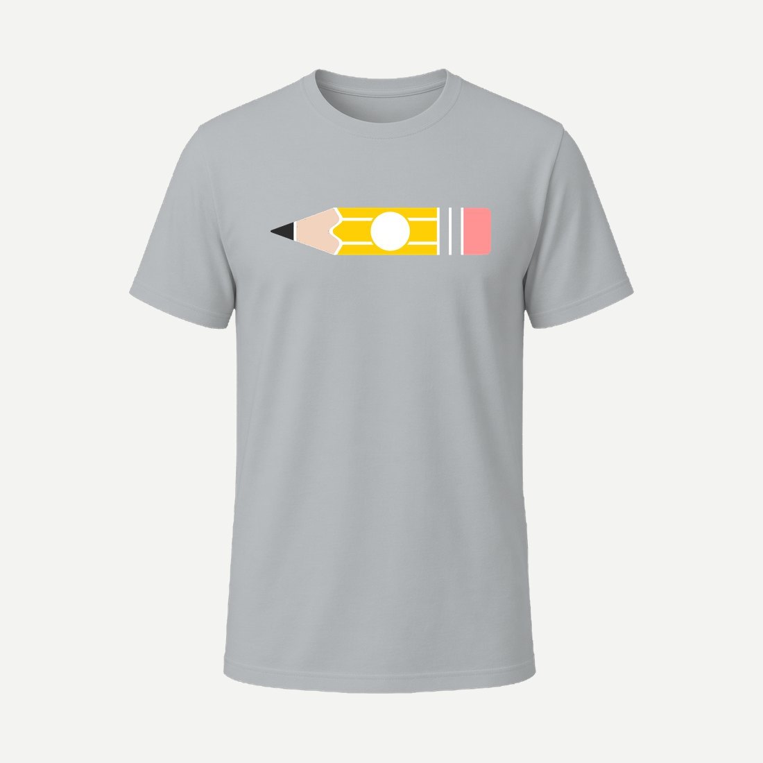 Pencil Monogram Circle Charcoal