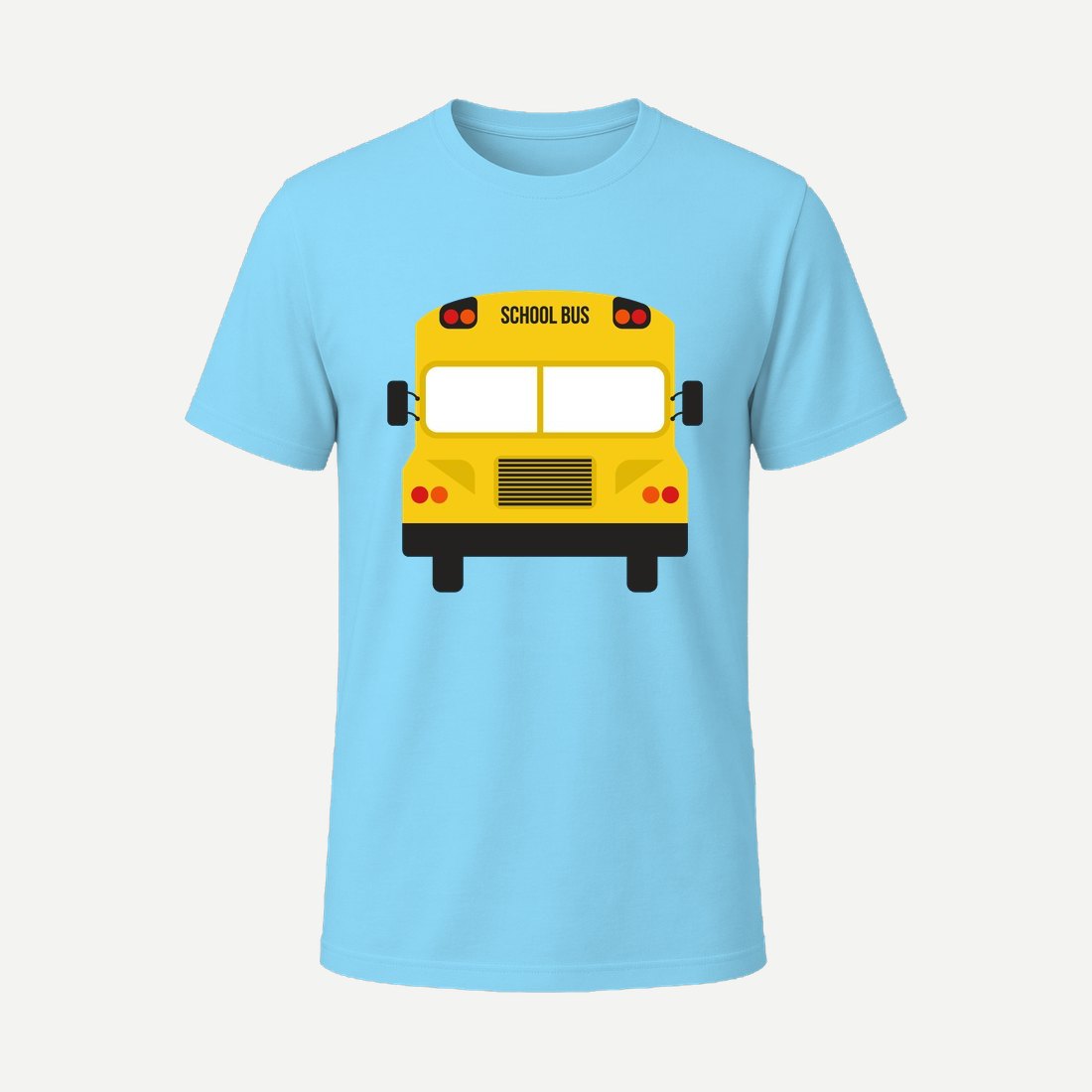School Bus 01 Sky Blue