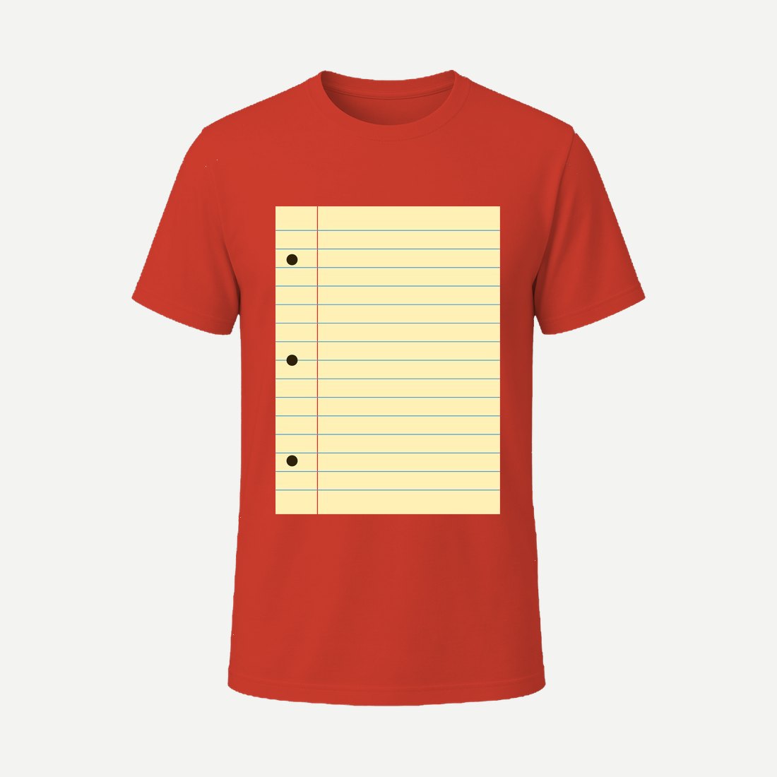School Tools Paper Red