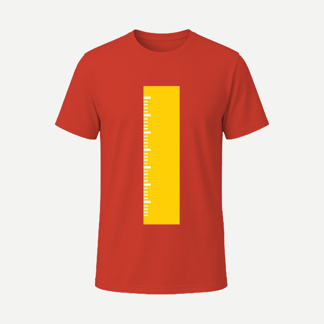 School Tools Ruler Red