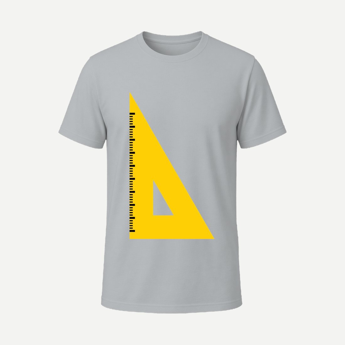 School Tools Triangle Charcoal