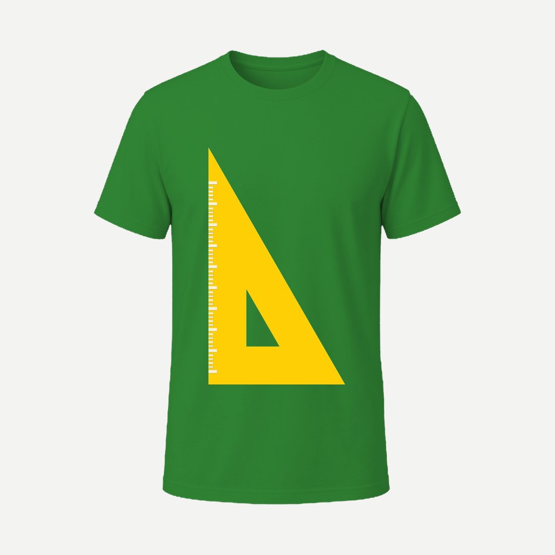 School Tools Triangle Green