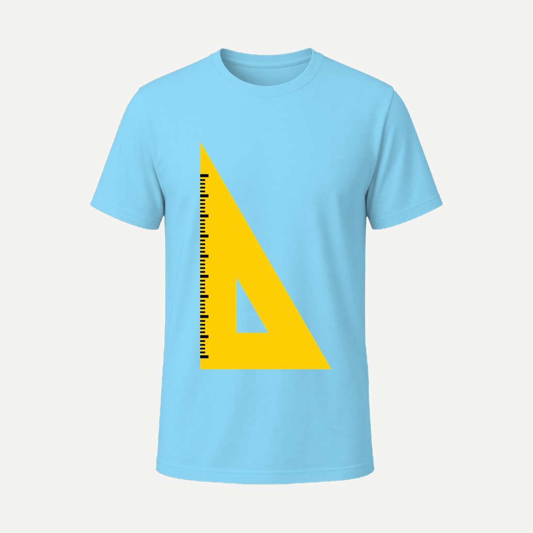 School Tools Triangle Sky Blue