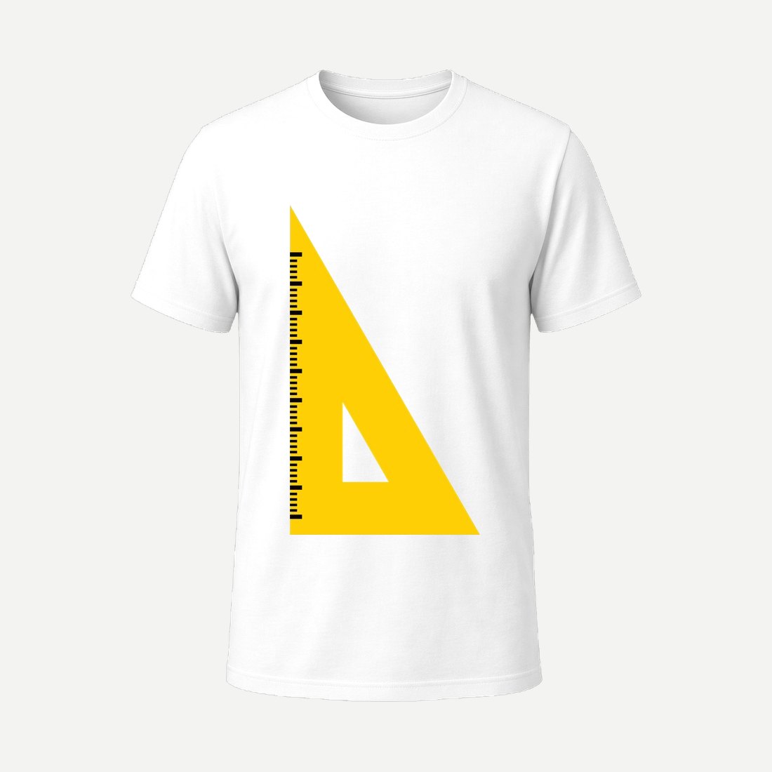 School Tools Triangle White