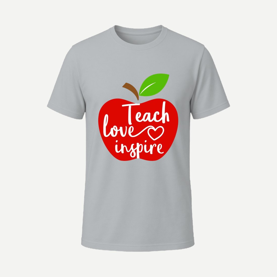Teach Love Inspire Apple Charcoal