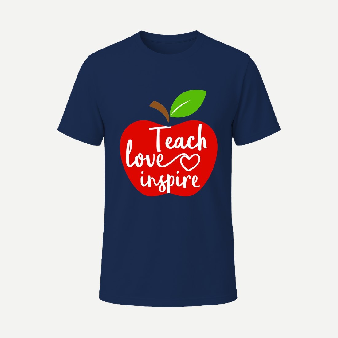 Teach Love Inspire Apple Navy