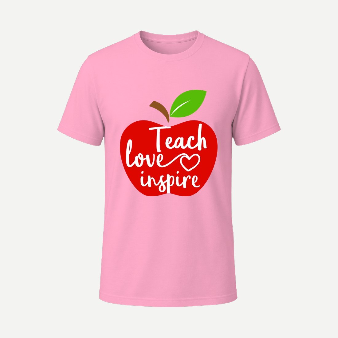 Teach Love Inspire Apple Pink