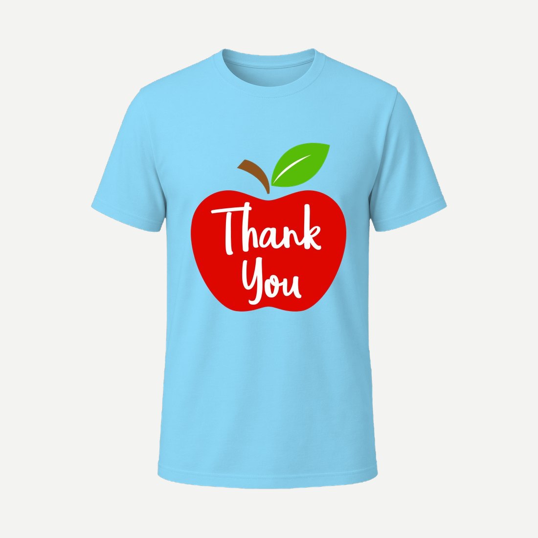 Thank You Apple Sky Blue