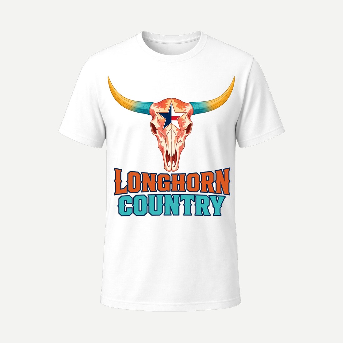 Longhorn Country White