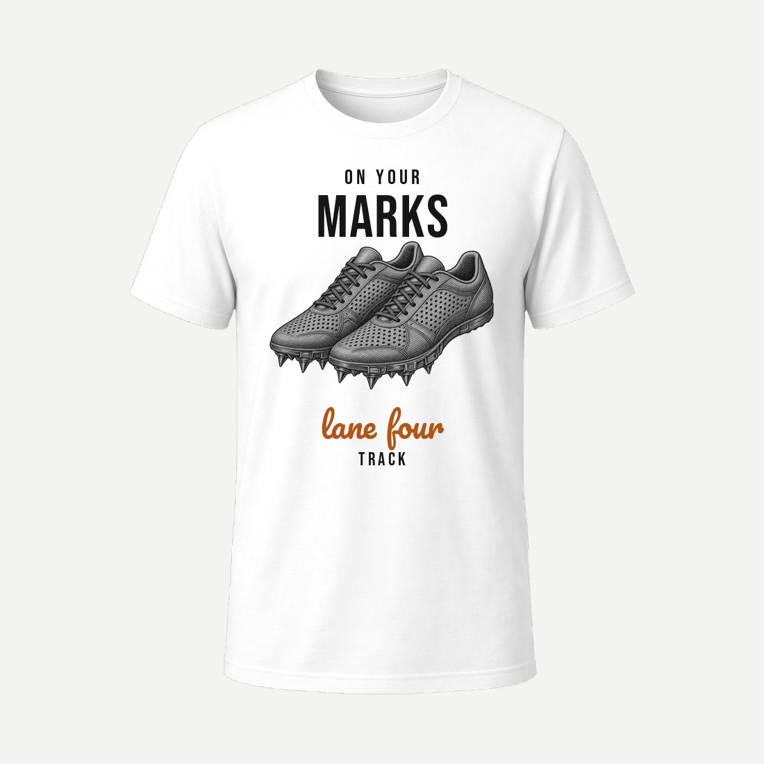 On Your Marks White