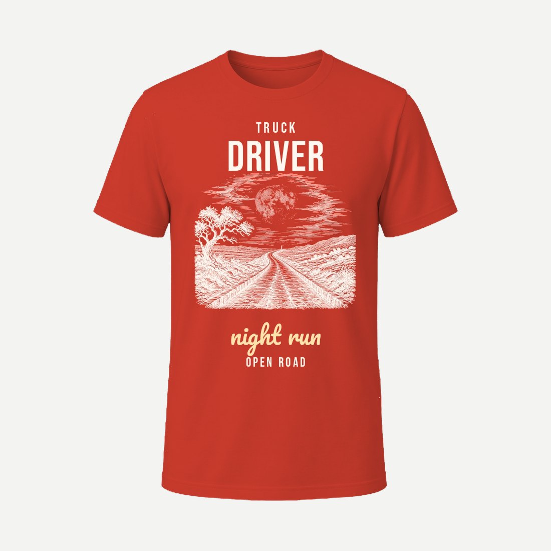 Truck Driver Red