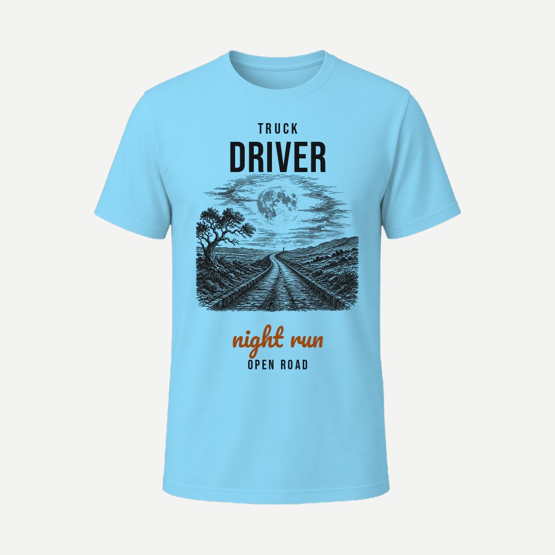 Truck Driver Sky Blue