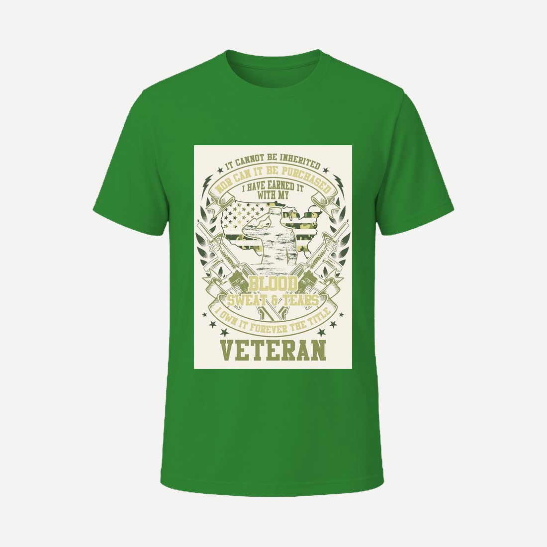 Blood Sweat and Tears Veteran Green