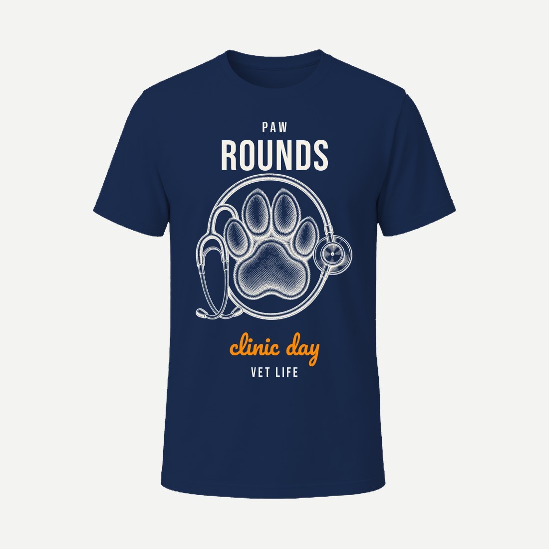 Paw Rounds Navy