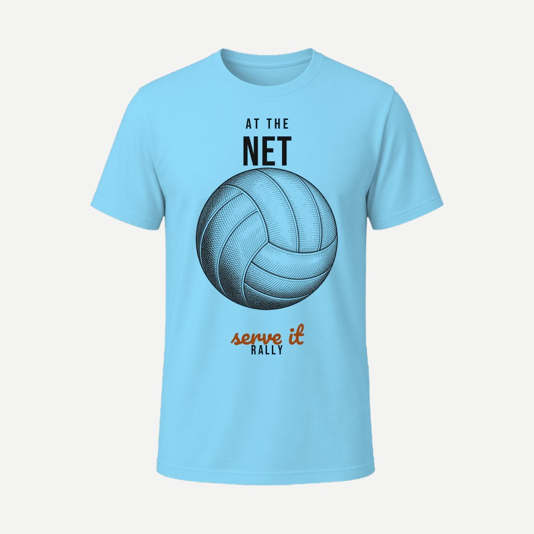 At The Net Sky Blue